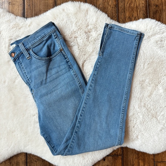Madewell Denim - Madewell 10 Inch High Rise Roadtripper Skinny Slit Hem Womens Size 29 Blue